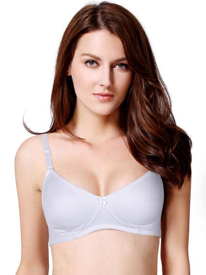 Laavian White Encircle Side Super Shaper Bra
