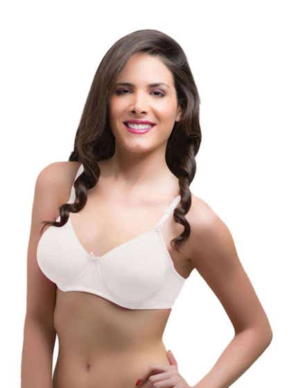 Laavian White Underwired T-shirt Bra