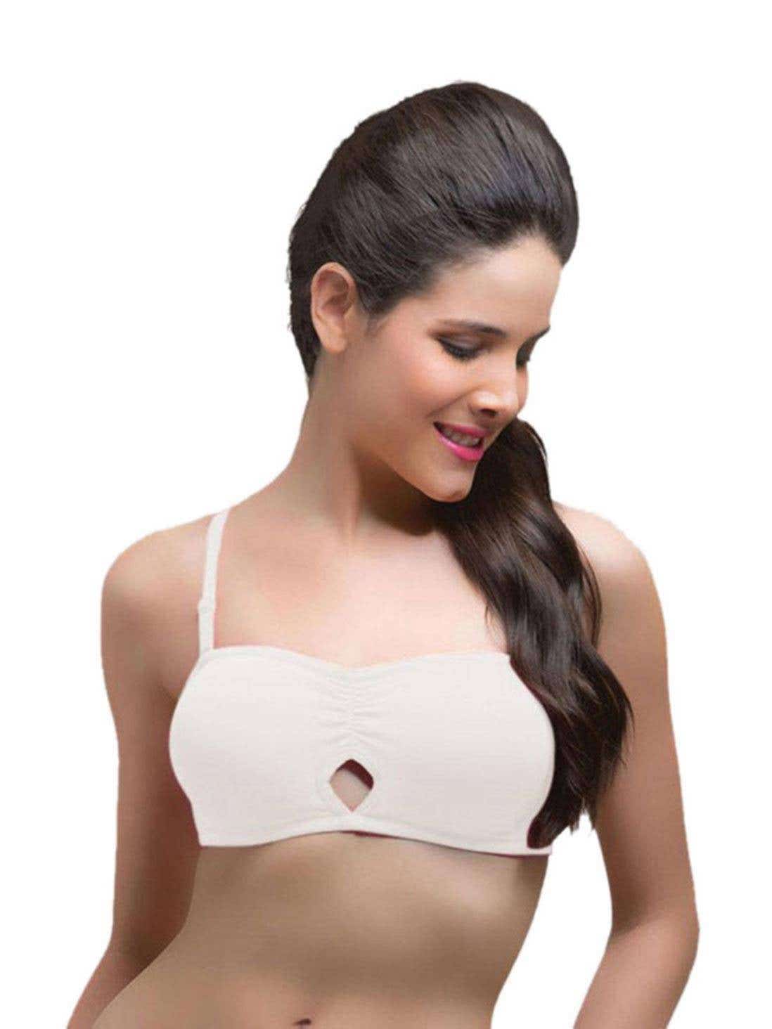 Taabu Black Beauty Heart Print Padded Wirefree T shirt Bra