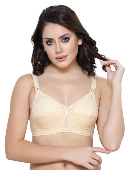 Libra Skin Cotton Solid Non Padded Hakoba Everyday Bra