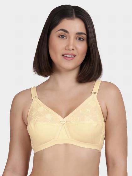 Libra Skin Cotton Solid Embroidered Everyday Bra