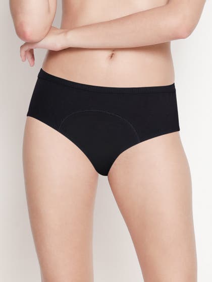 Susie Black Beauty Full Coverage Cotton Period Panty