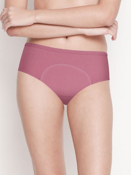 Susie Mauve Pink Full Coverage Cotton Period Panty