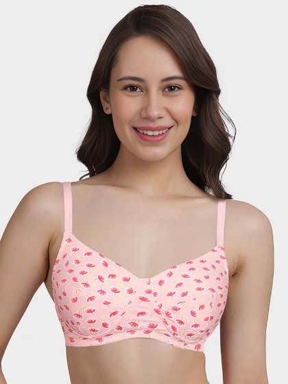 Susie Veiled Rose Floral Fantasy Seamed Full Support Everyday Bra
