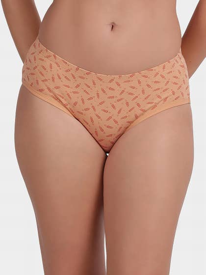 Susie Toast Skin Barley Print Full Coverage Hipster Panty