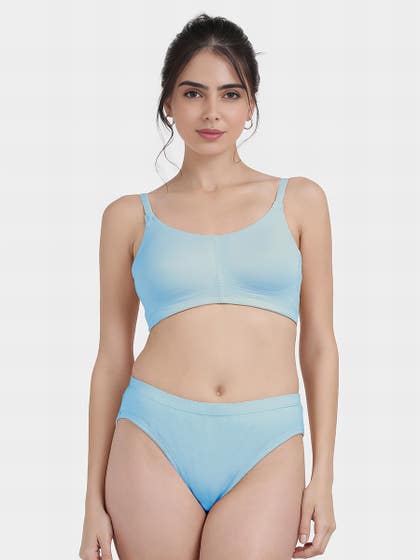 Susie AngelFalls Bottom Encircled Moulded Everyday Bra Lingerie Set
