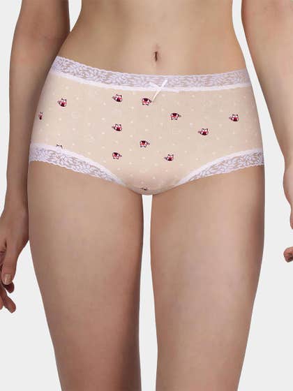 Susie Skin Kitty Medium Waist Hipster Panty