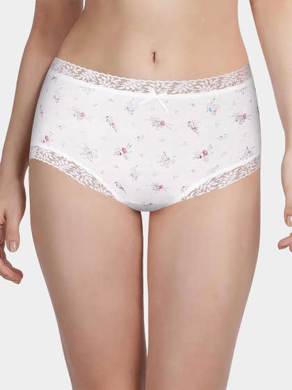 Susie White Fairy Medium Waist Hipster Panty