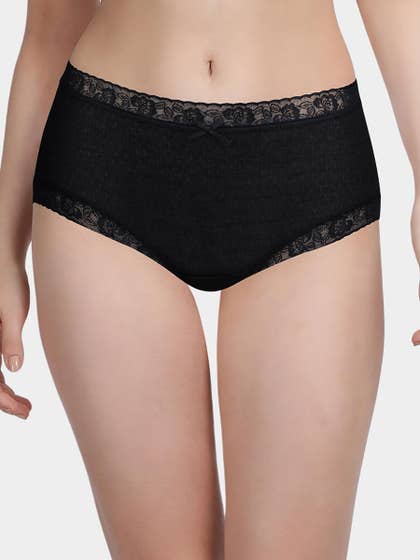 Susie Black Bean Low Waist Hipster Panty