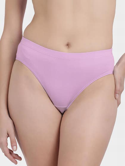 Susie Lavendula Full Coverage Solid Everyday Hipster Panty