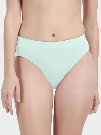 Susie Skylight Full Coverage Solid Everyday Hipster Panty