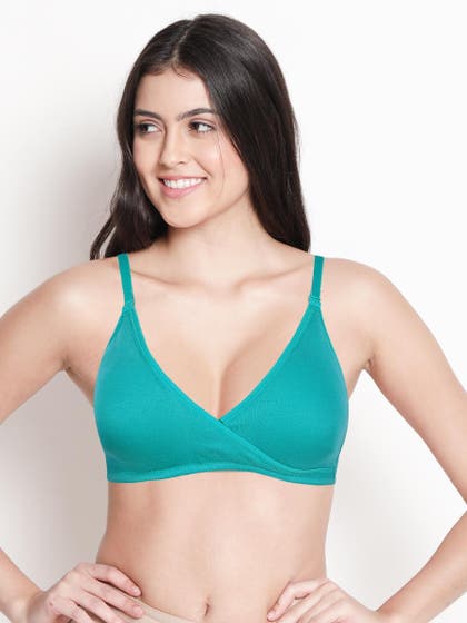 Susie Green Low Coverage Plunge Moulded Bra
