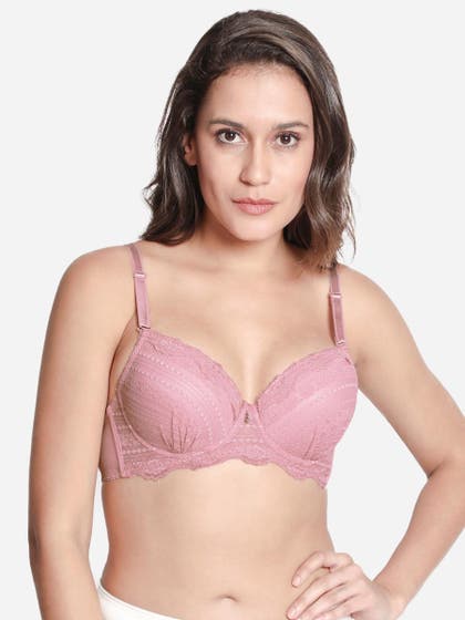 Susie Mary Rose Wired Full Coverage Padded Lace Bra