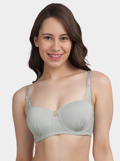 Susie Grey Lace Strap Wired Balconette Bra