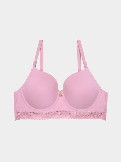 Susie Cashmere Rose Underband Lace Padded Wired Bra