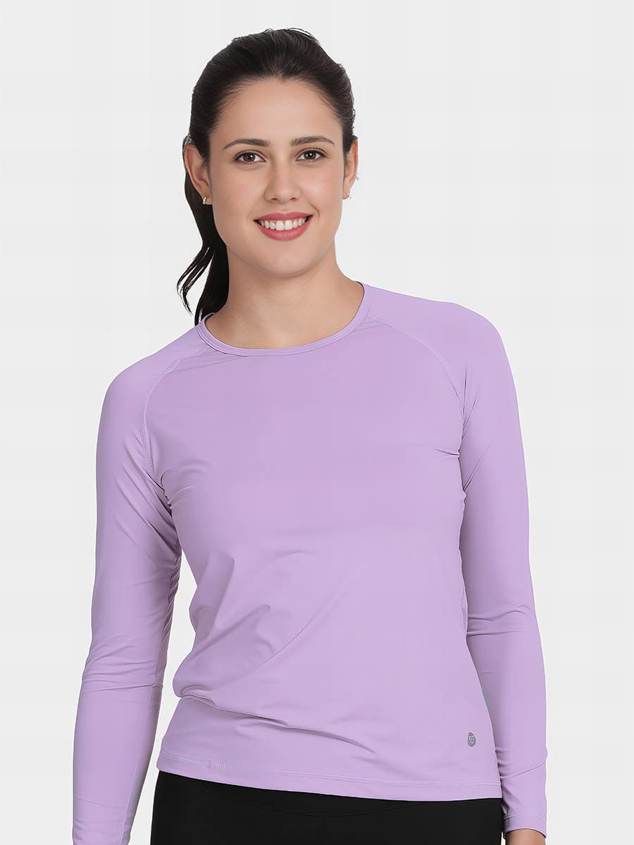 Shyaway Lavender Raglan Full Sleeve TShirt