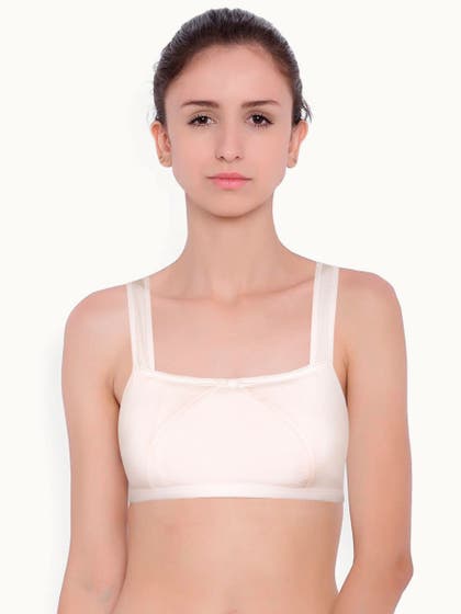 Shyle Light Pink Diagonal Seam Beginners Bra