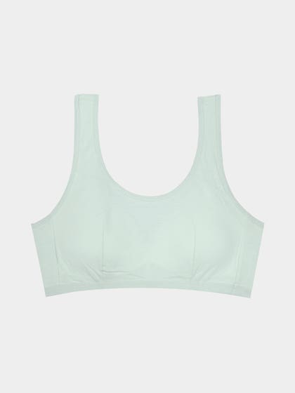Shyaway Teens Light Green Darted Padded Everyday Bra