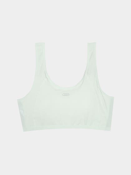 Shyaway Teens Light Green Mesh Back Padded Bra