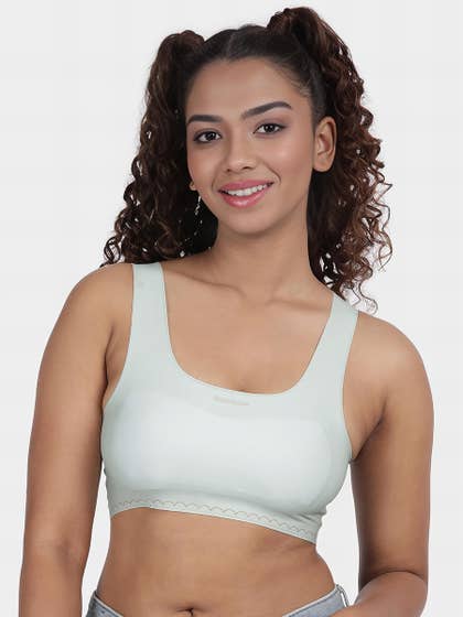 Shyaway Teens Pale Blue Lightly Padded Seamless Bra