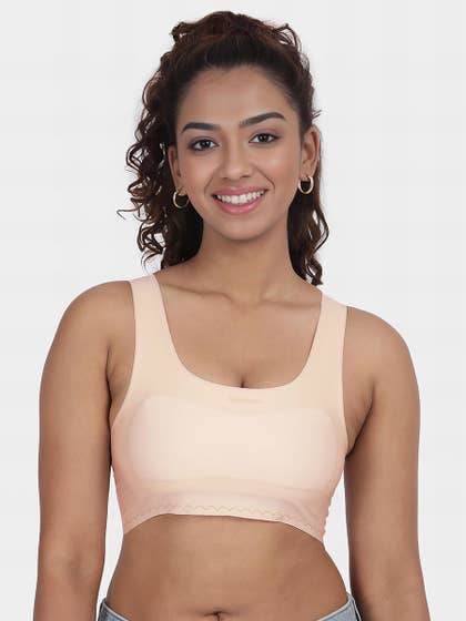 Shyaway Teens Pale Peach Lightly Padded Seamless Bra