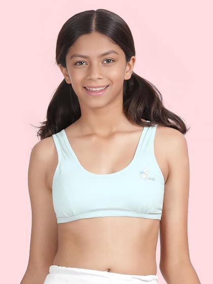 Shyaway Teens Powder Blue Bottom Gathers Bra
