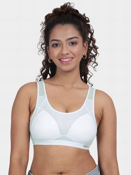 Shyaway Teens Light Blue Mesh Padded Bra