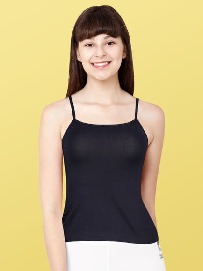Shyaway Tweens Black Beauty Spaghetti Strap Teens Camisole