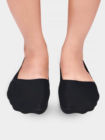 Shyle Black Bean Seamless Ankle Socks