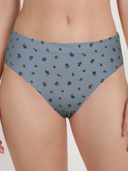 Susie Angelfalls Printed Full Coverage Hipster Panty