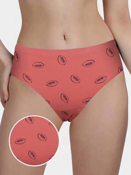 Susie Dubarry Printed Full Coverage Hipster Panty