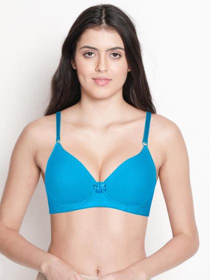 Susie Blue Radiance Everyday Cotton Padded Wirefree T-shirt Bra
