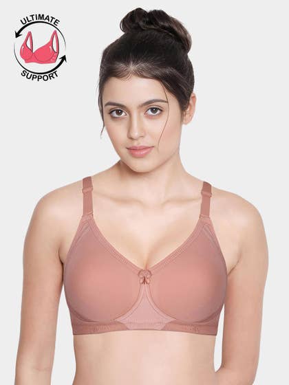 Susie Coral Blush Side Encircled 3/4th Coverage Everyday Bra