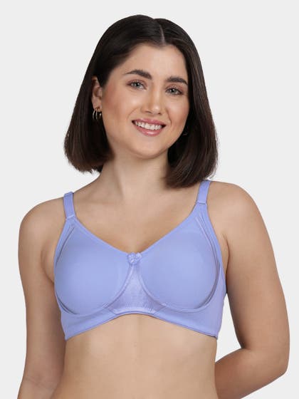Susie Serenity Blue Side Encircled 3/4th Coverage Everyday Bra