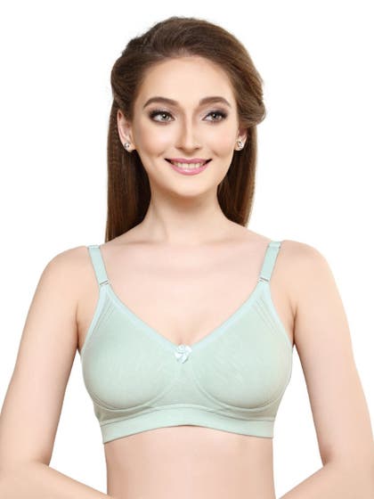 Libra C Green Full Coverage Side Encircled Non Padded Hi Support Bra