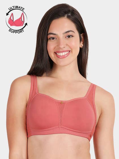 Taabu Mauveglow Full Coverage Padded Minimizer Bra