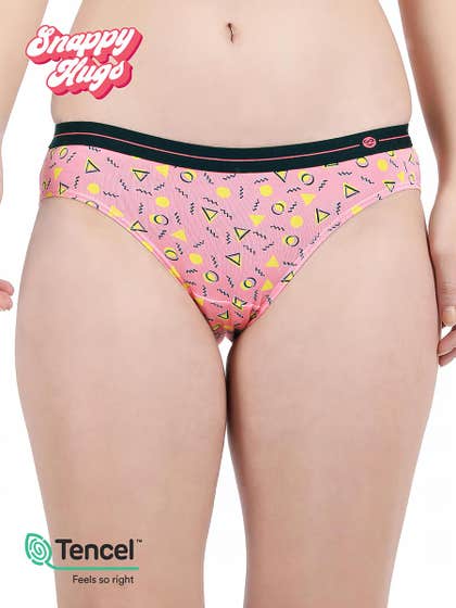 Shyaway Snappy Hugs Murex Shell Printed Micromodal Bikini Panty