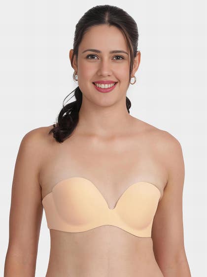 Shyle Nude Padded Wing Adhesive Stick On Bra
