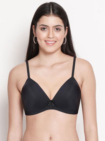 Taabu Black Beauty Everyday Padded Wirefree Full cup T-shirt Bra