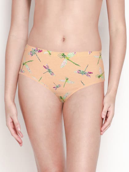 Susie Alesan Skin Dragonfly Printed Full Coverage Hipster Panty