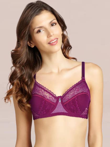 Susie Purple Lace Cup Padded Everyday Bra