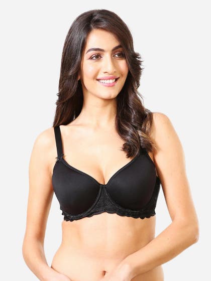 Van Heusen Black Lighty Padded Wired Bra