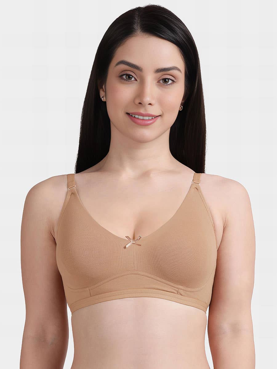 Susie Macaroon Solid Full Coverage Moulded Everyday Bra