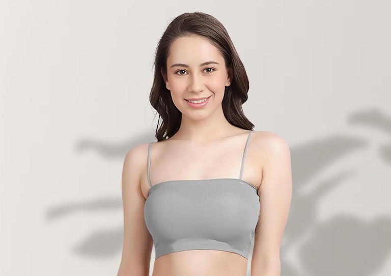 Tube Bra with Detachable Straps