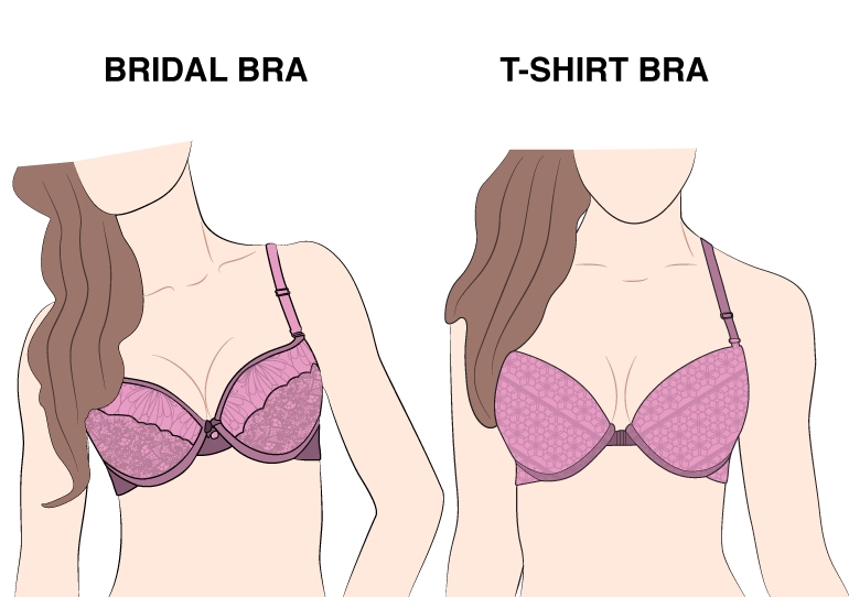Bridal Bra vs T-Shirt Bra