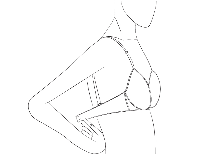 How to Wear a Bridal Bra Step 3