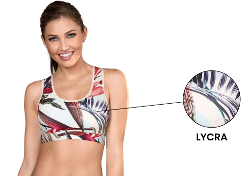 Lycra fabric Bra