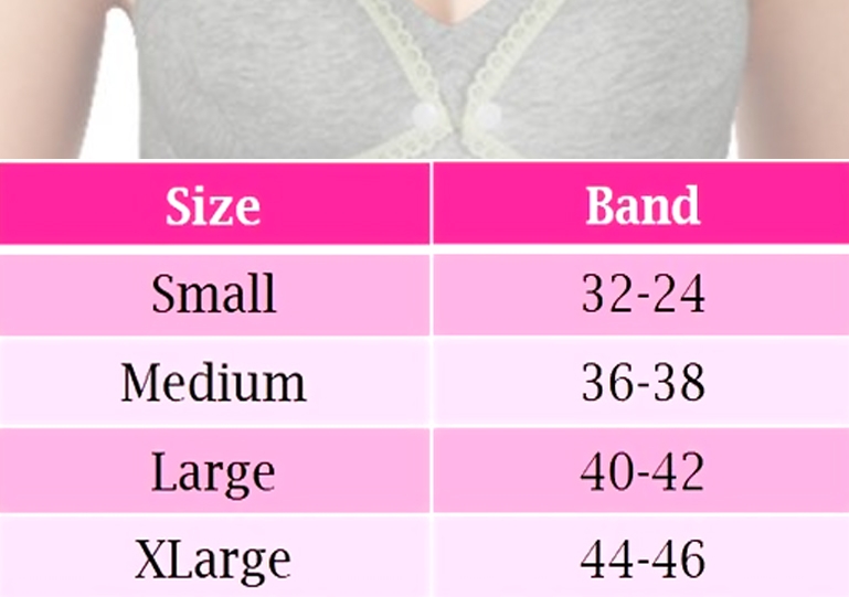 Nursing bra Band Size