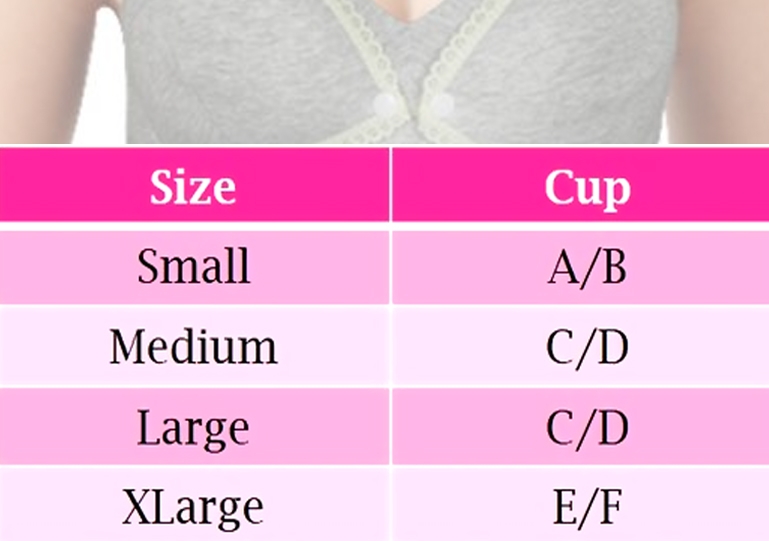 Nursing Bra Cup Size