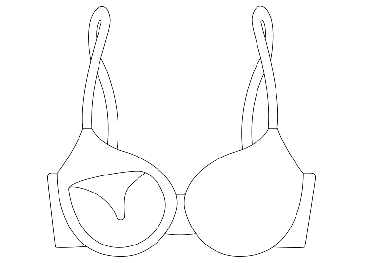 Drop Cup Nursing Bra